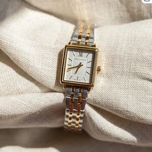 Larsson & Jennings Boyfriend Mixed Metal Watch NWT